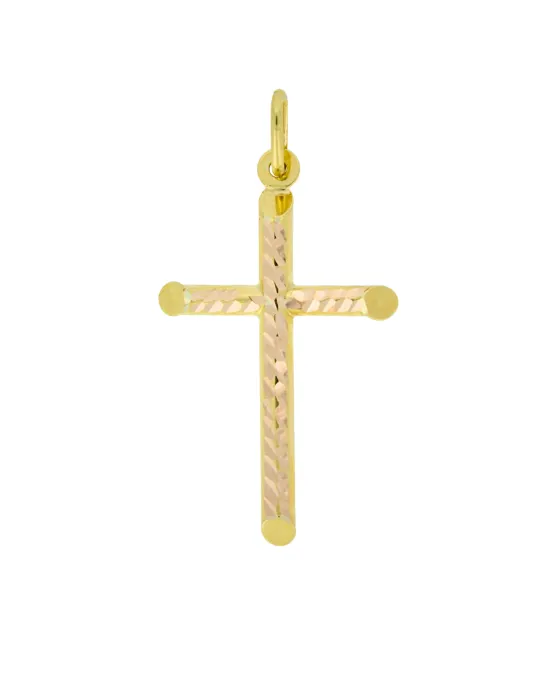 9CT Y/G  CROSS 072